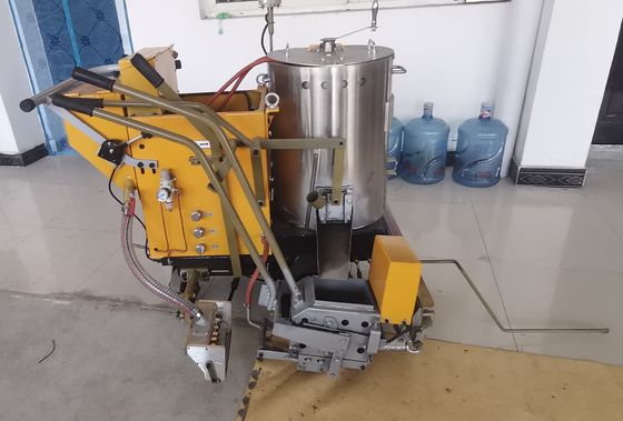 배터리 운전 열 플라스틱 노이즈 구부러진 선 도로 표시 기계