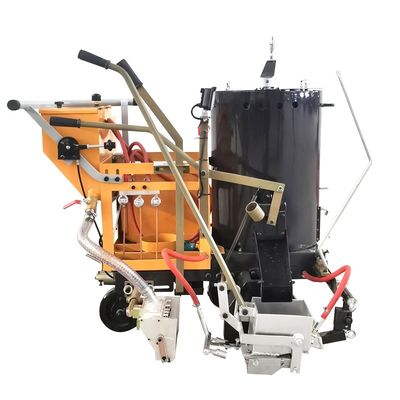 인간 밀기 열 플라스틱 도로 라인 스트립 머신