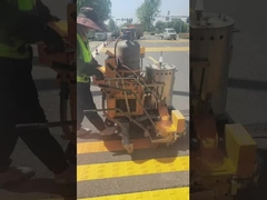 열탄화형 구부러진 도로 노선 스트라이핑 표시 기계