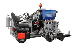 소형 열화재 도로 표시 트럭