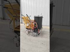 열가소성 도로 표시 기계를 밀어